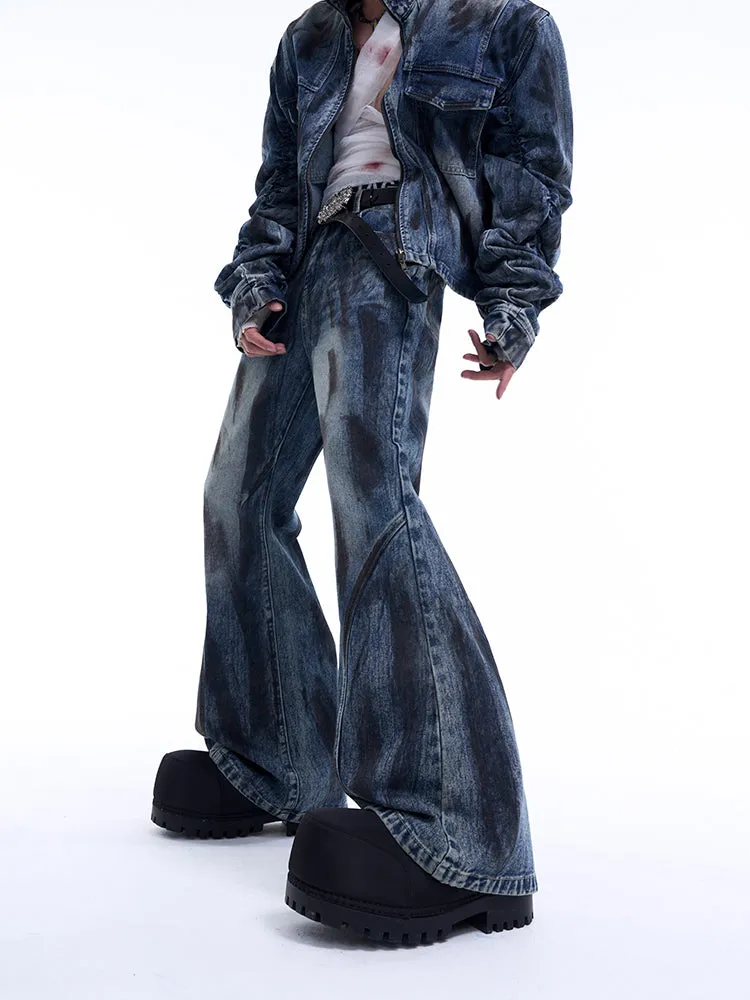 【24s Sep.】Washed Flare Denim Jeans