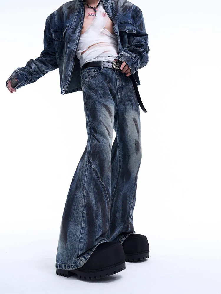 【24s Sep.】Washed Flare Denim Jeans
