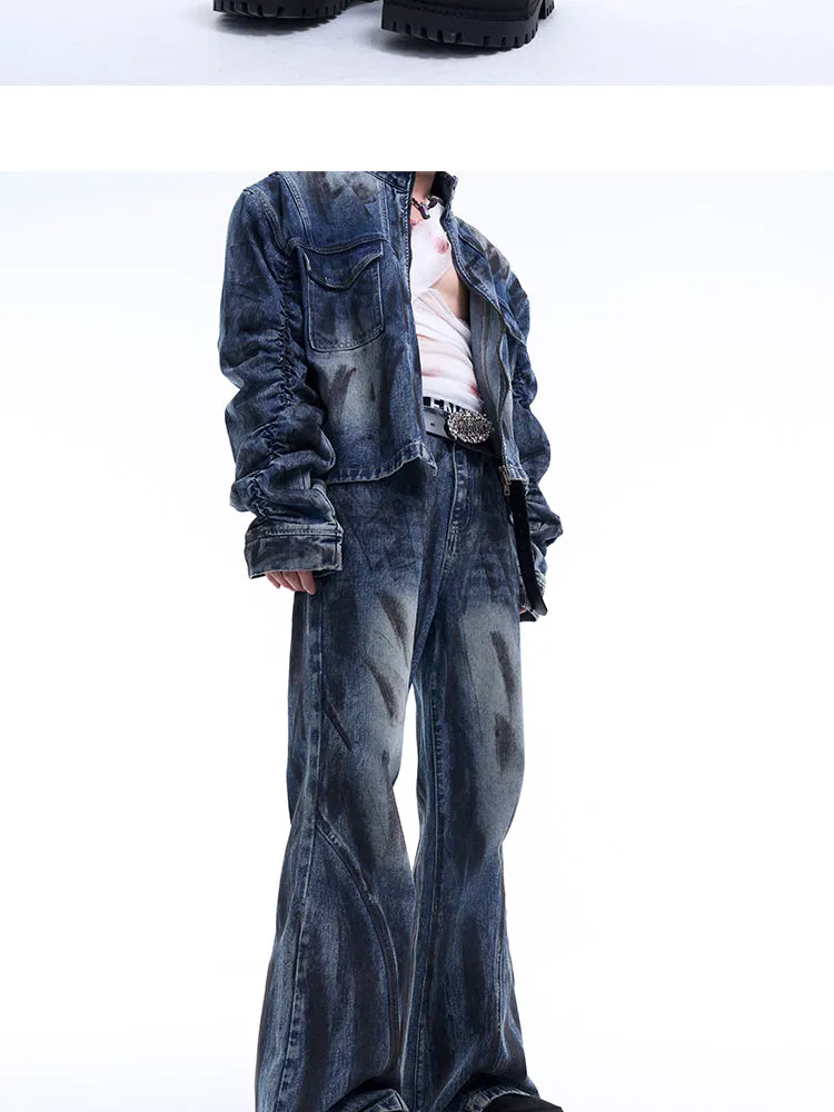 【24s Sep.】Washed Flare Denim Jeans