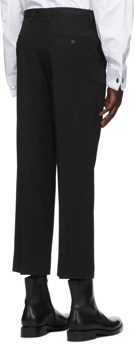 Balenciaga Black Wool Trousers