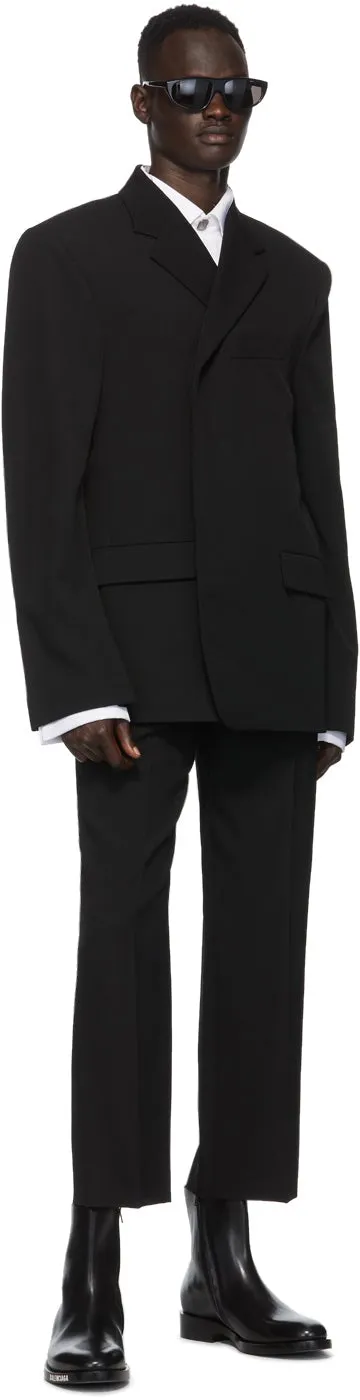 Balenciaga Black Wool Trousers