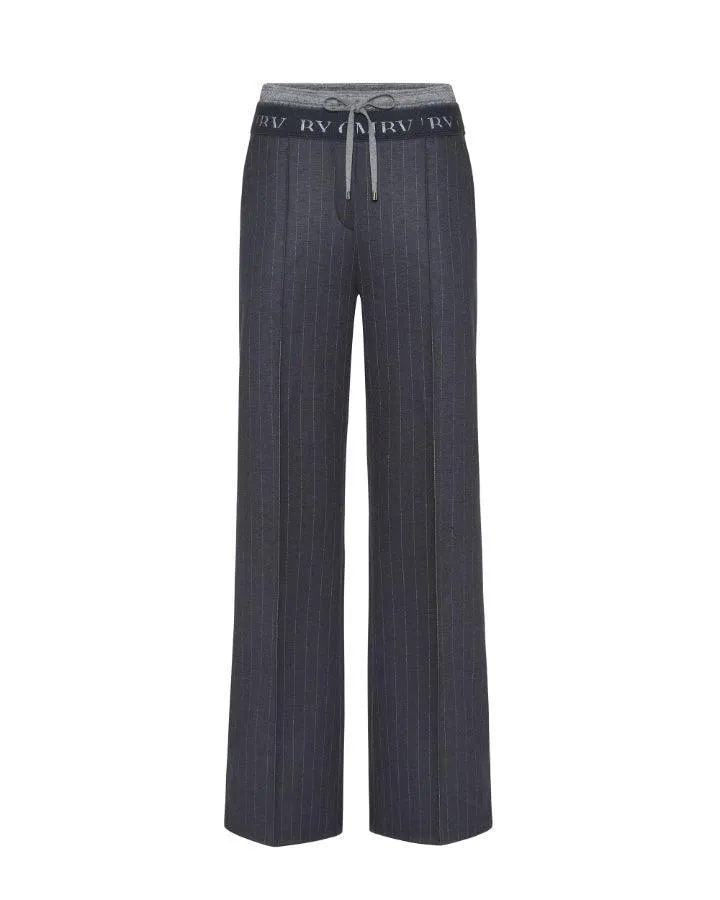 Cambio Ava Double Waist Pinstripe Pant