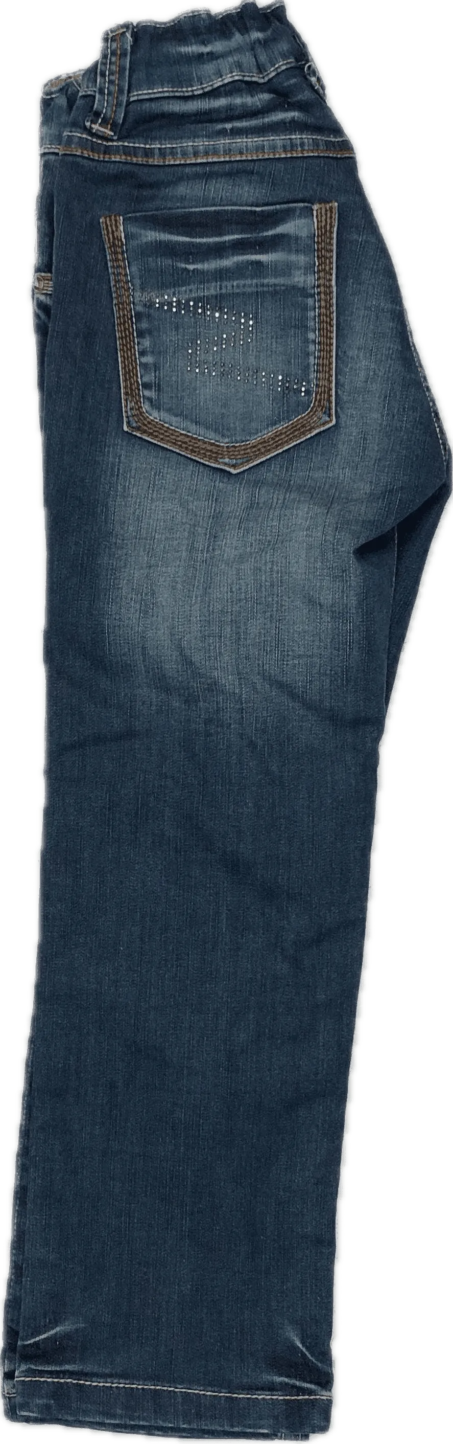 Dutch Salty Dog Girls Distressed Crop Jeans - Size 146 (10/11)
