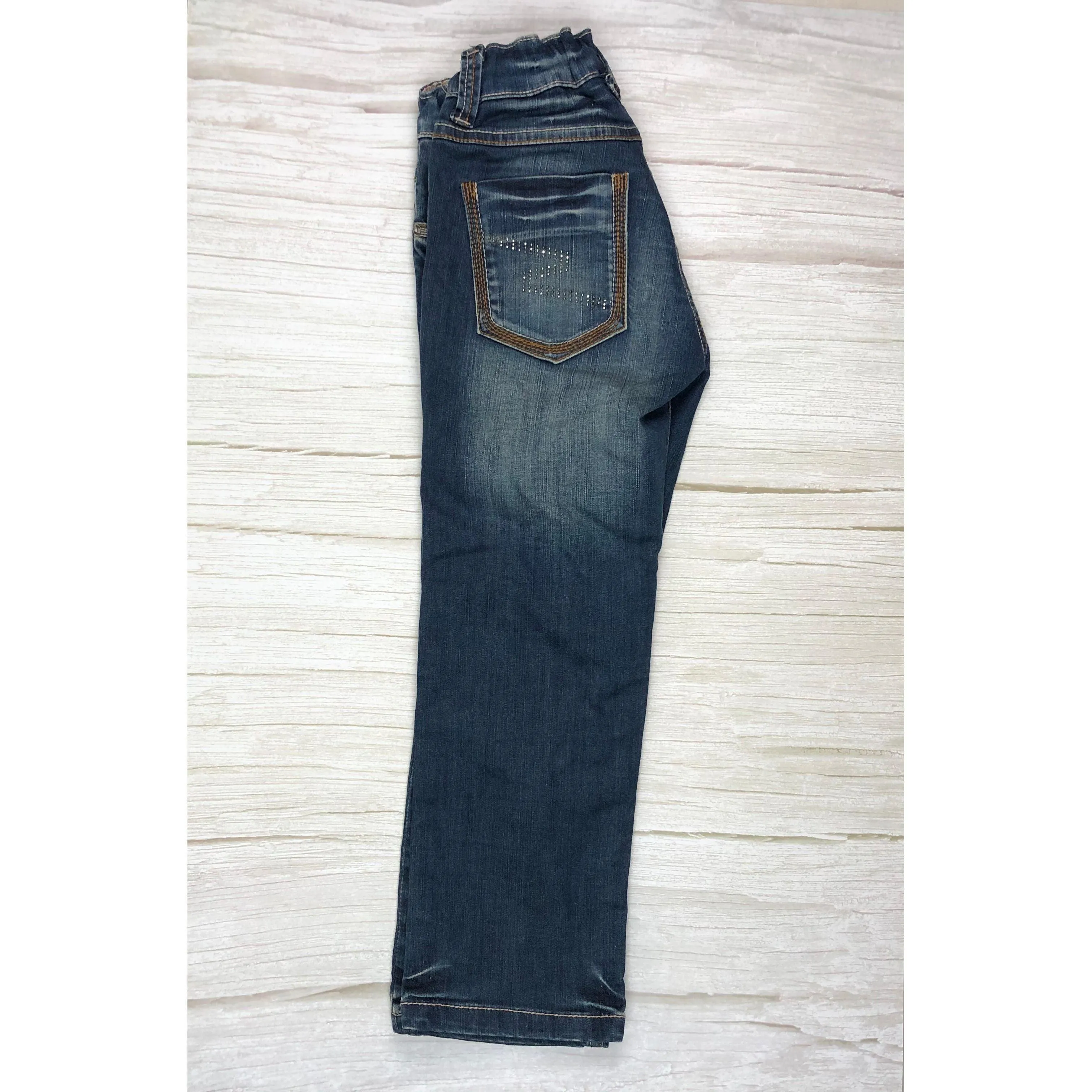 Dutch Salty Dog Girls Distressed Crop Jeans - Size 146 (10/11)