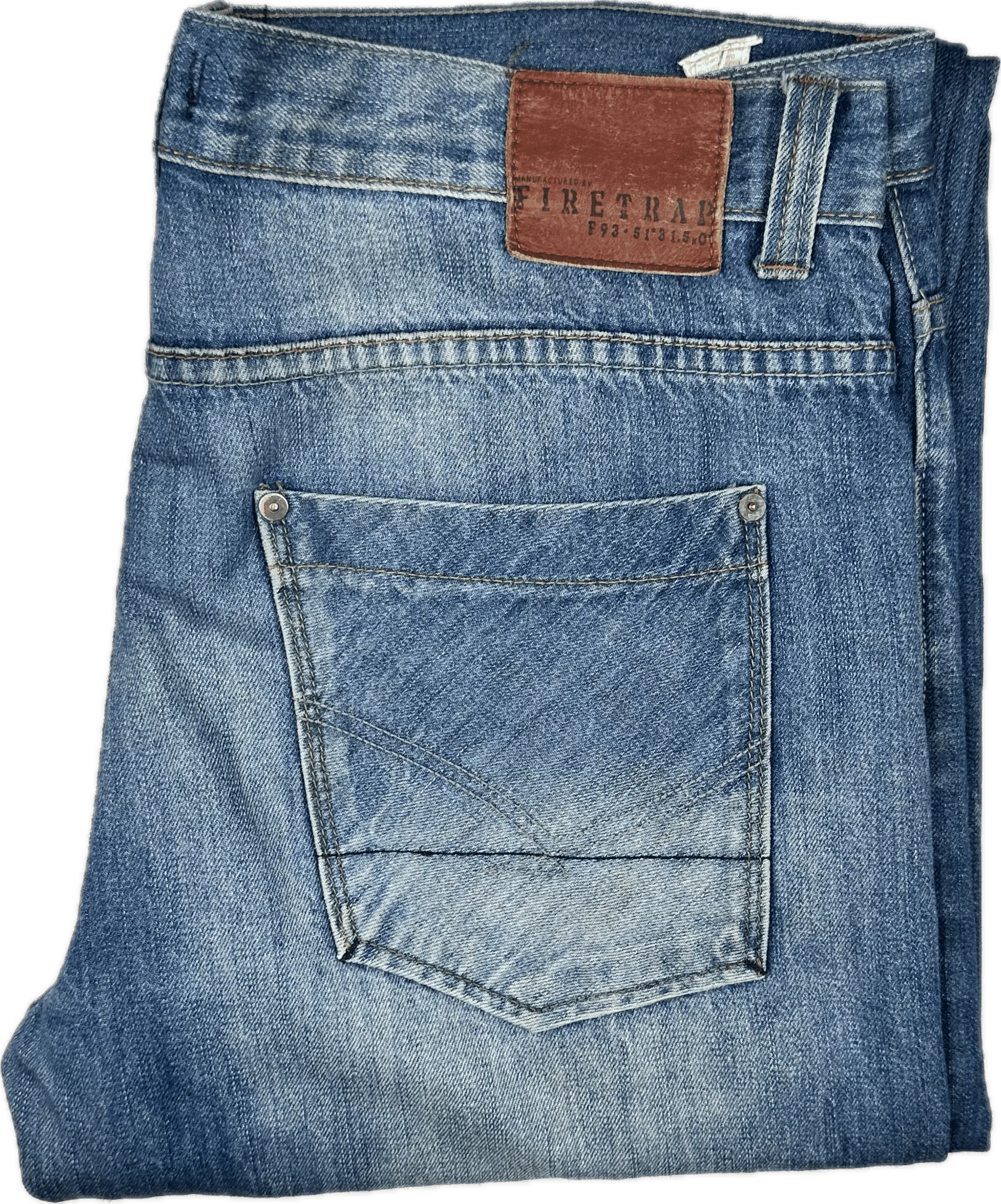 Firetrap Mens Boot Cut Classic Jeans - Size 34L