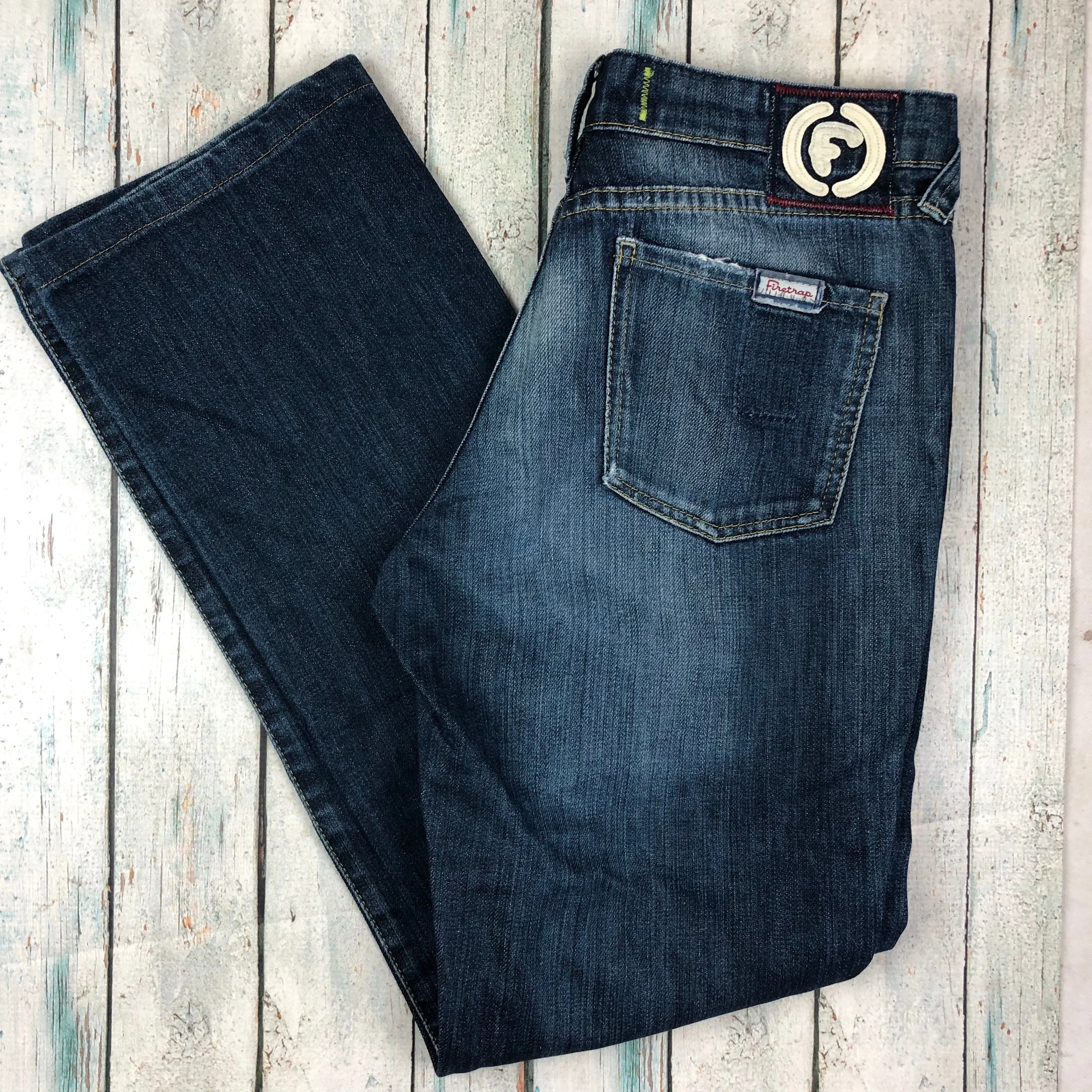 Firetrap Patch 'Slink Plus' Jeans - Size 27