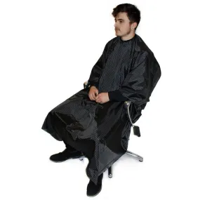 Hair Tools Pinstripe Barber Hairdressing Gown