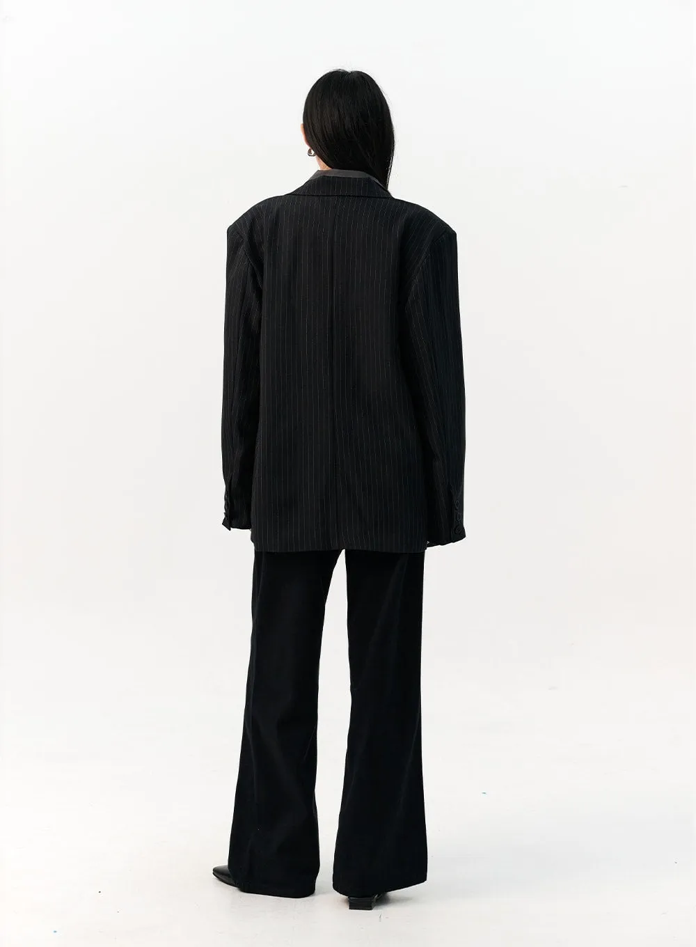 Pintuck Tab Wide Pants IO320