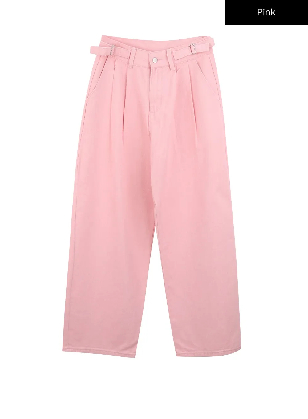 Pintuck Tab Wide Pants IO320