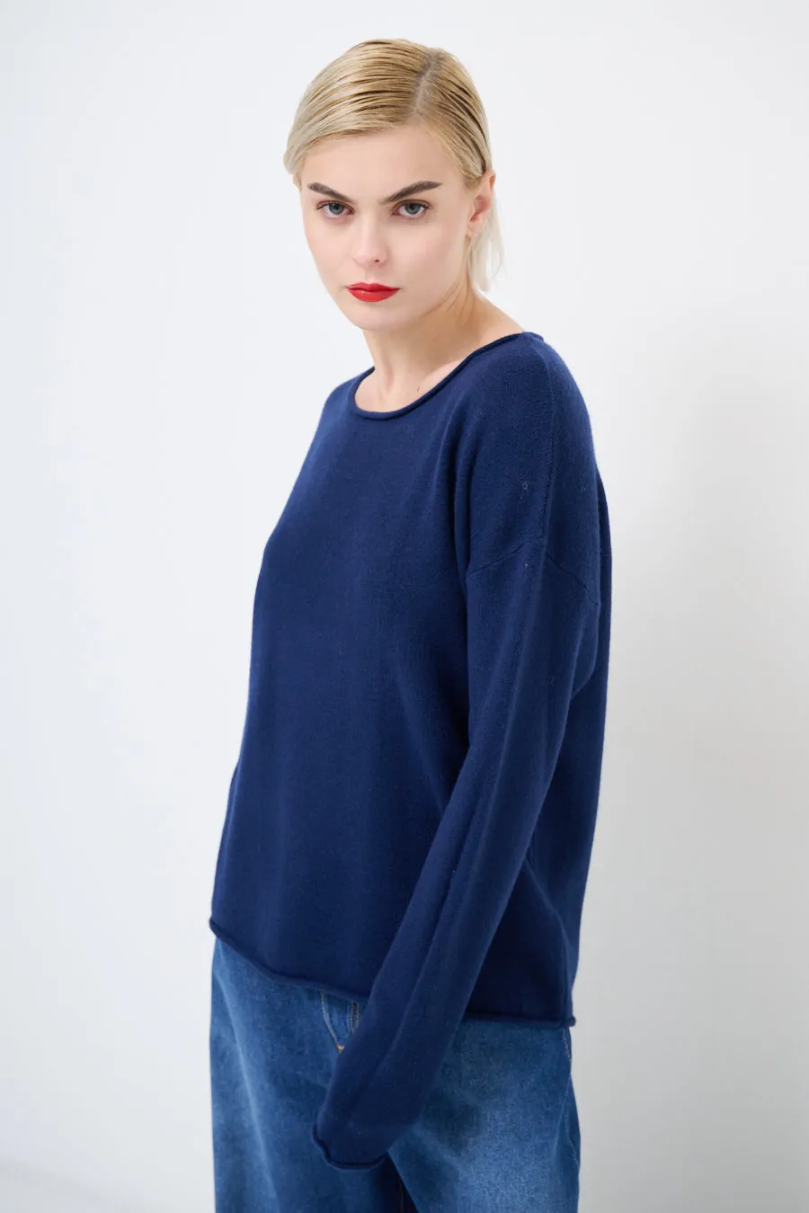 Relaxed fit sweater wholesale