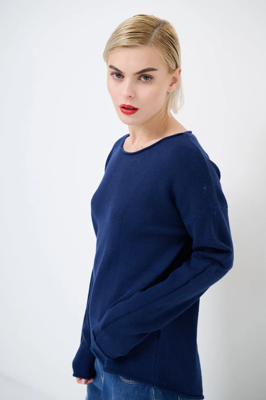Relaxed fit sweater wholesale