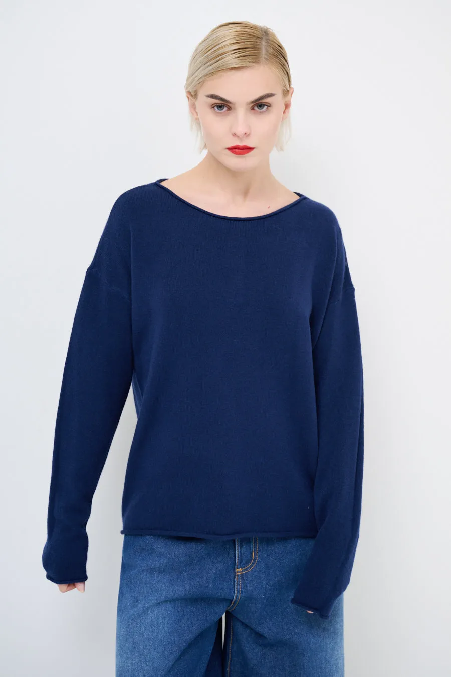 Relaxed fit sweater wholesale
