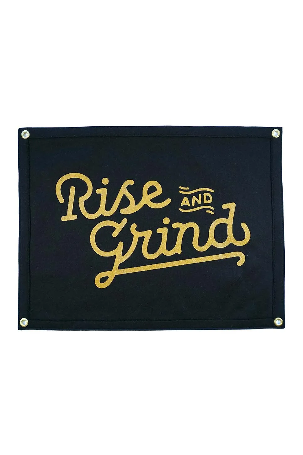 RISE AND GRIND CAMP FLAG