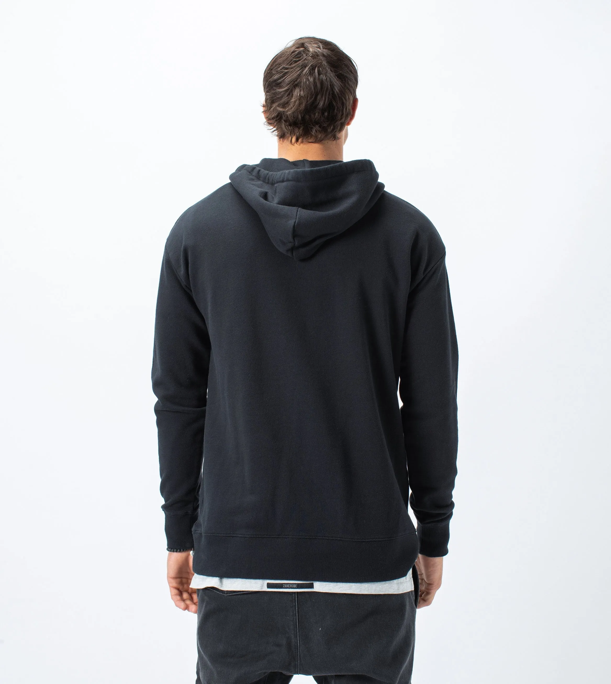 Rugger Hood Sweat Black - Sale