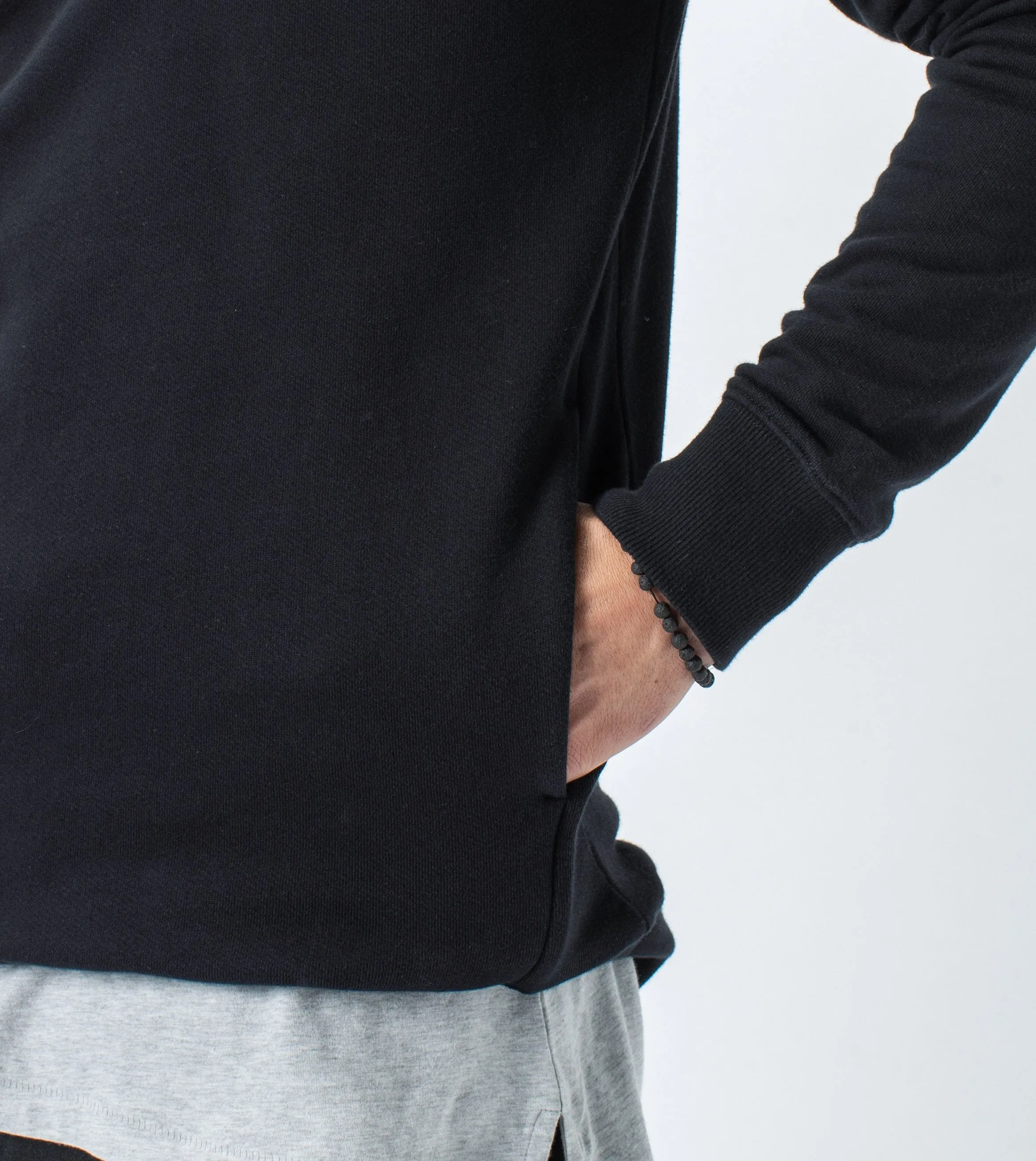 Rugger Hood Sweat Black - Sale