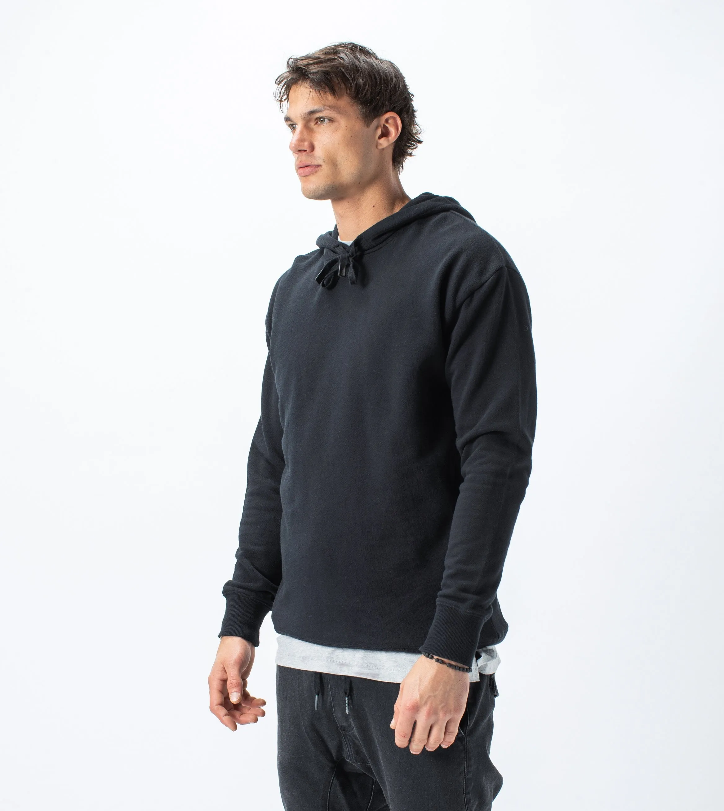 Rugger Hood Sweat Black - Sale