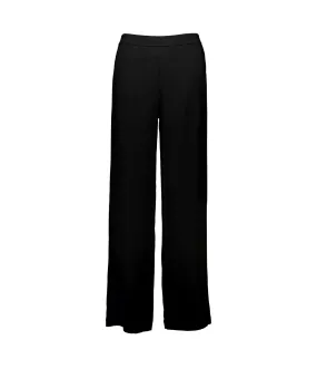 Straight Leg Trousers in Black
