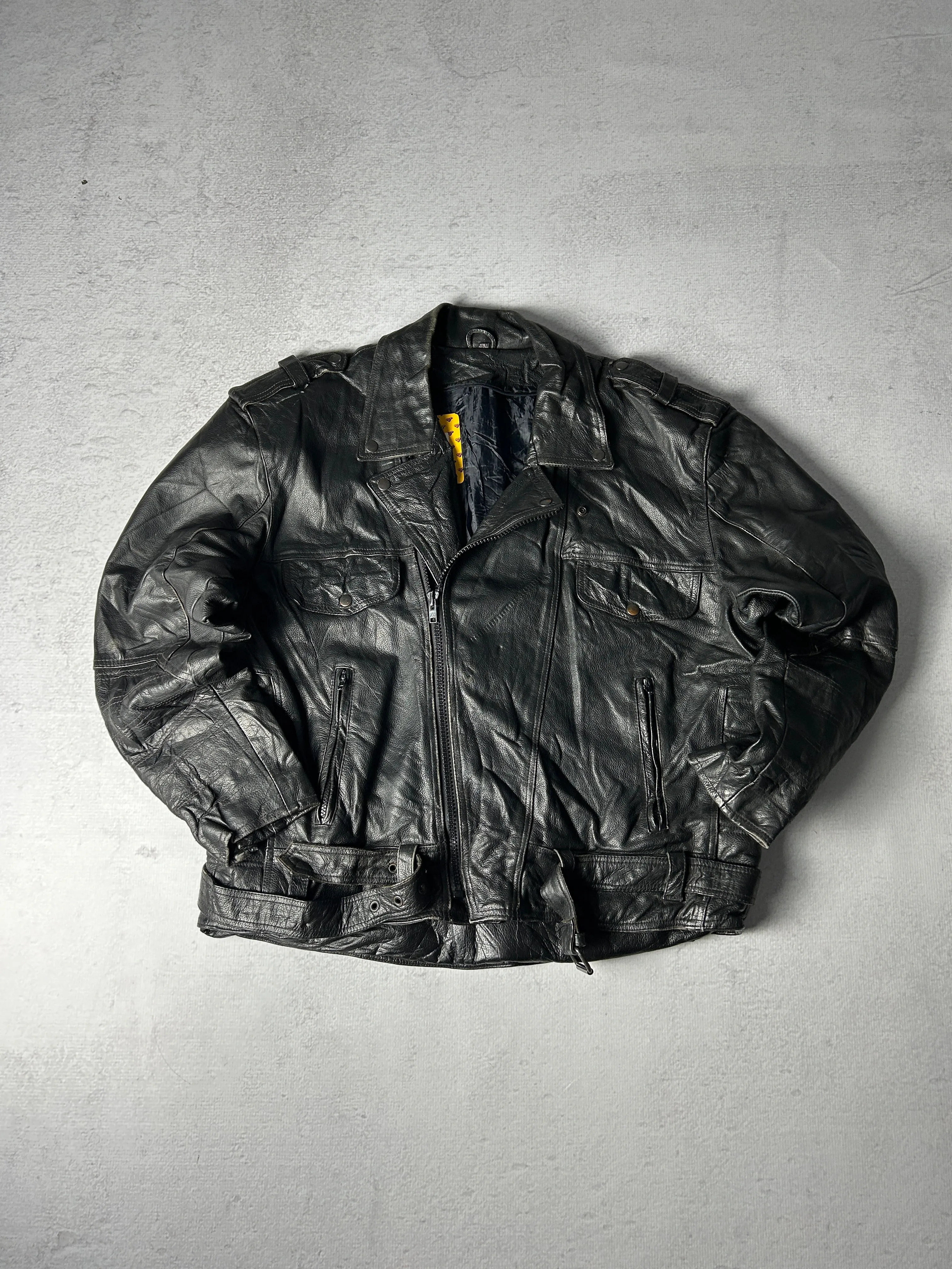 Vintage Leather Jacket - Men's XL