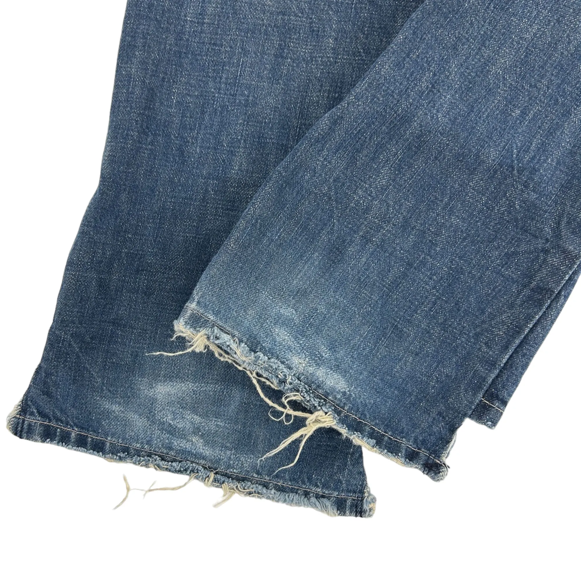 Vintage Marithe   Francois Girbaud Distressed Denim Jeans Size W31